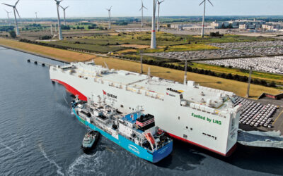 A first in Emden – LNG ship-to-ship refueling