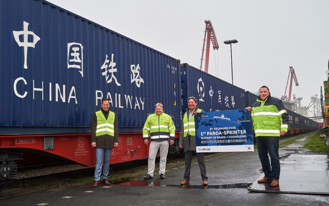 Panda-Sprinter: Neues Logistikkonzept im Seehafen Brake