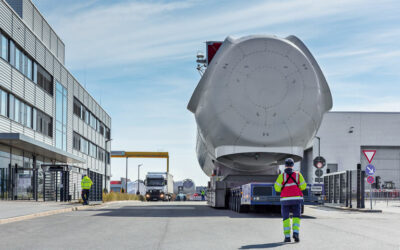 500th offshore wind turbine from Cuxhaven