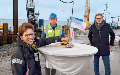 Pile-driving start for the new Quay 66