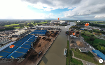 Spectacular view: Seaports of Niedersachsen shines with a new homepage including a virtual tour