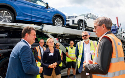 Hubertus Heil besucht BLG AutoTerminal